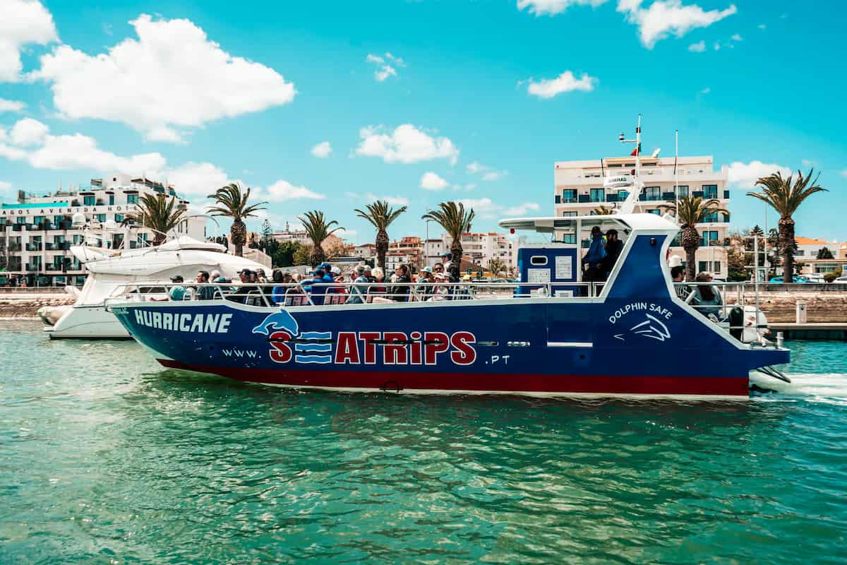 Benagil and dolphin boat tour from Lagos