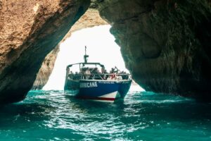 Benagil and dolphin boat tour from Lagos
