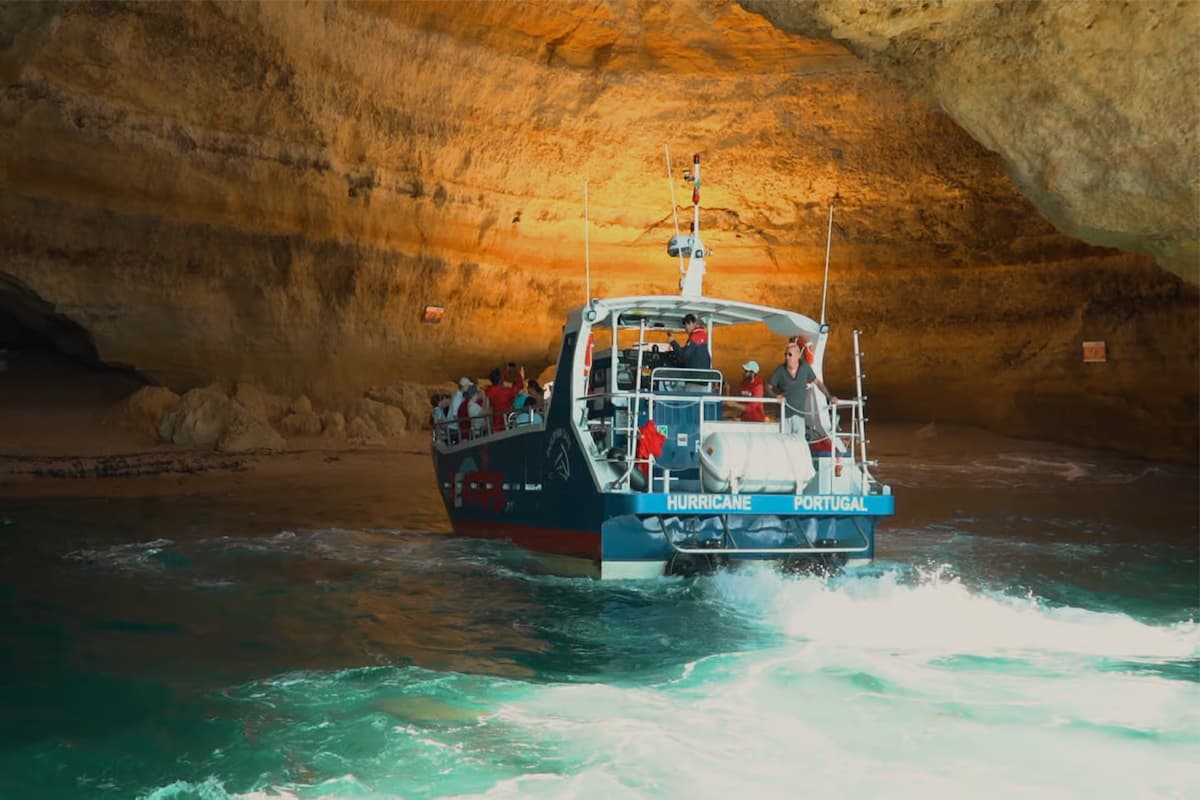 Benagil and dolphin boat tour from Lagos