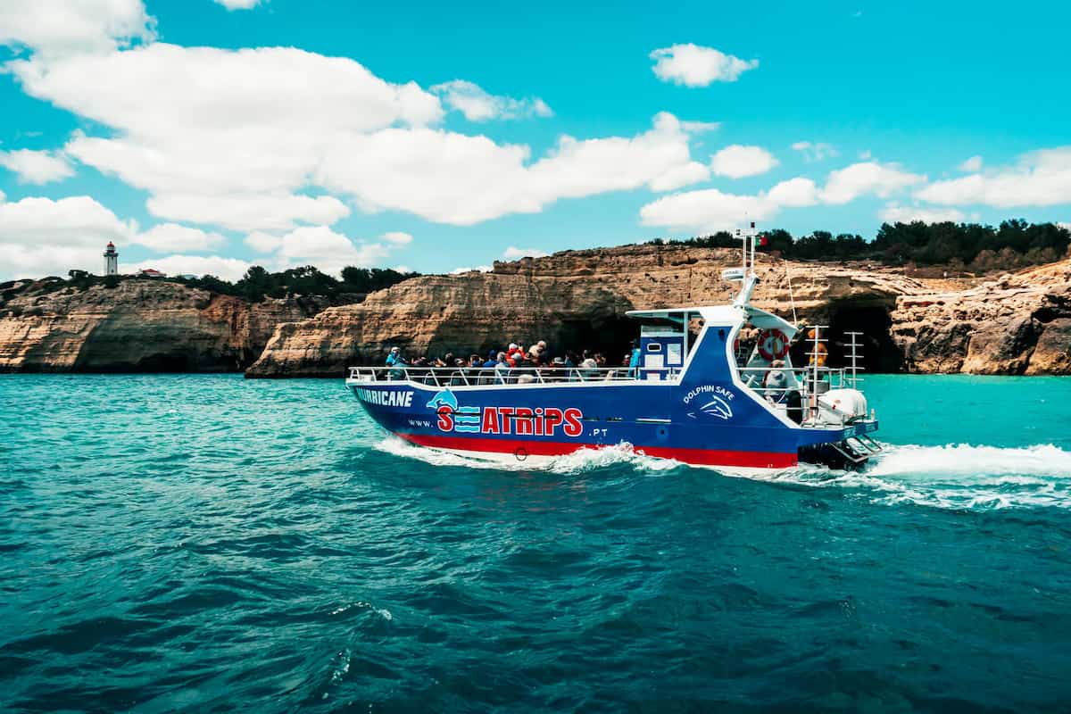 Benagil and dolphin boat tour from Lagos