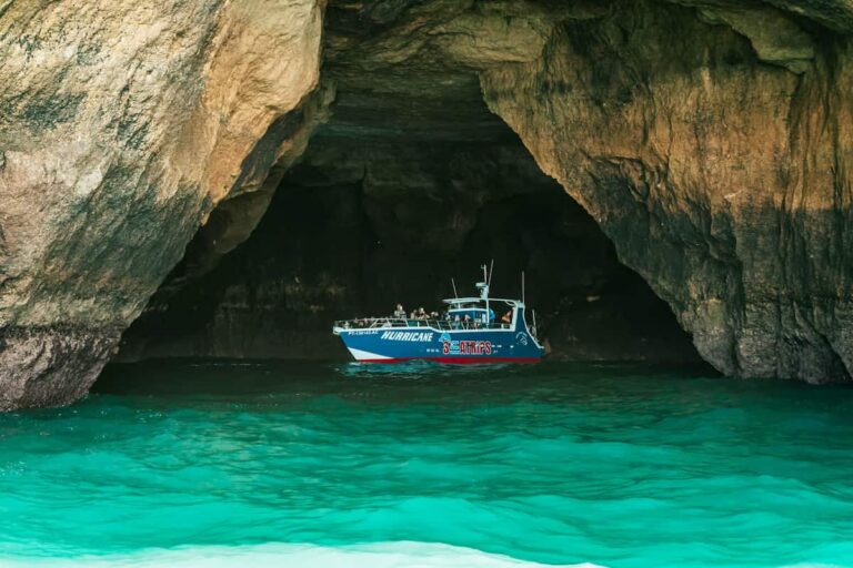 Benagil and dolphin boat tour from Lagos