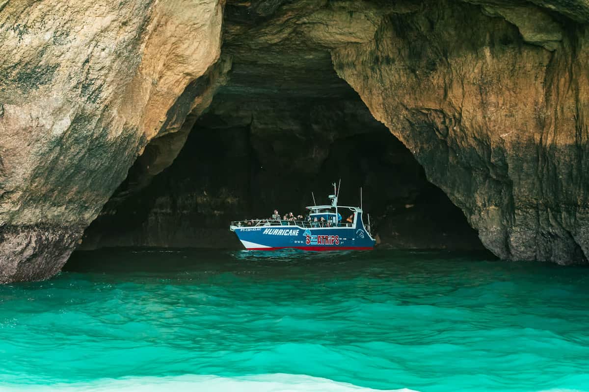 Benagil and dolphin boat tour from Lagos