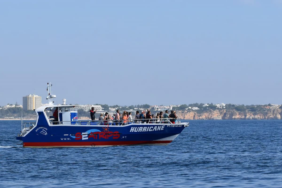 Benagil and dolphin boat tour from Lagos