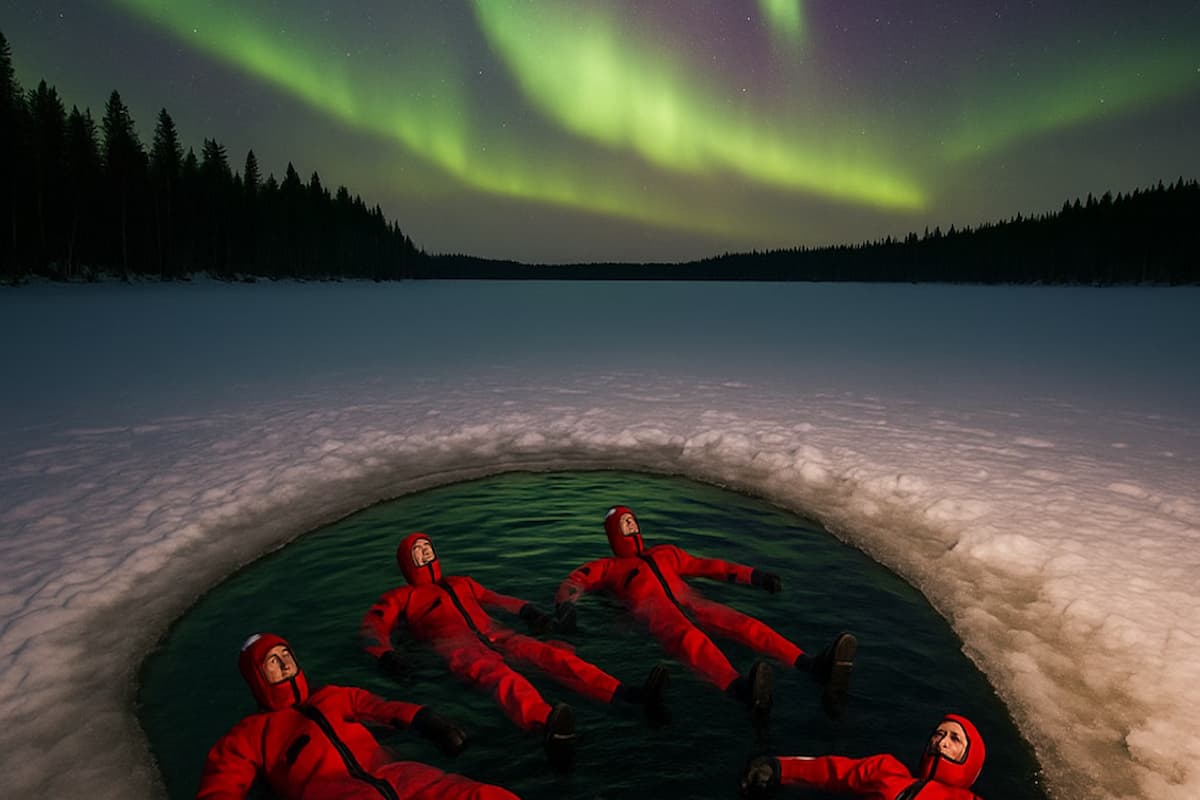 Rovaniemi Ice Floating