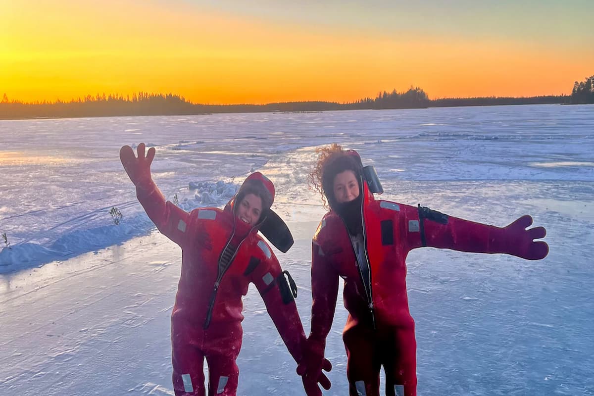 Rovaniemi: Ice Floating